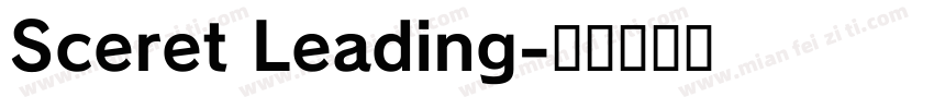 Sceret Leading字体转换
